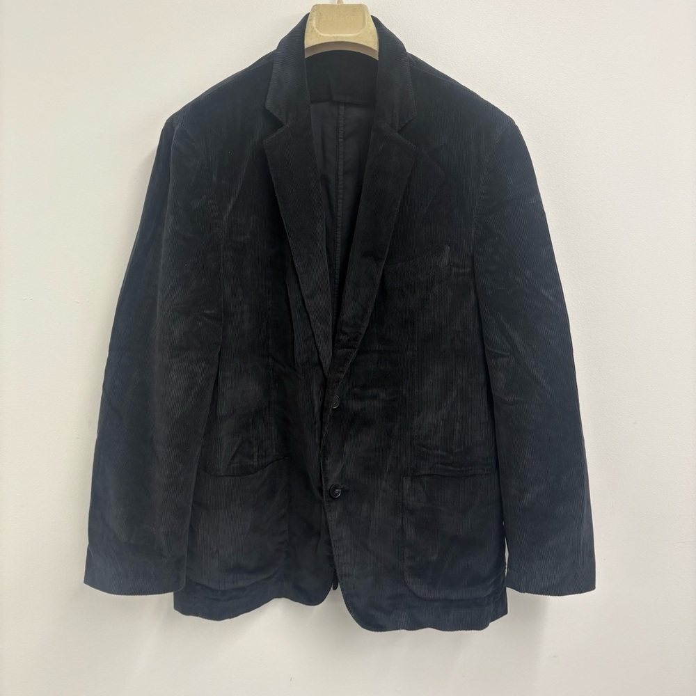 Officine Générale Grey Corduroy New Lightest Blazer US 46